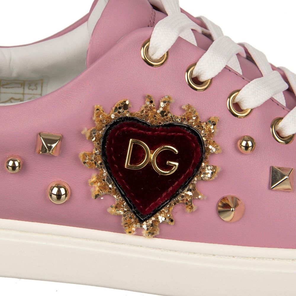 Pink Leather Di Calfskin Sneaker