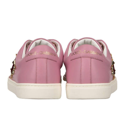 Pink Leather Di Calfskin Sneaker