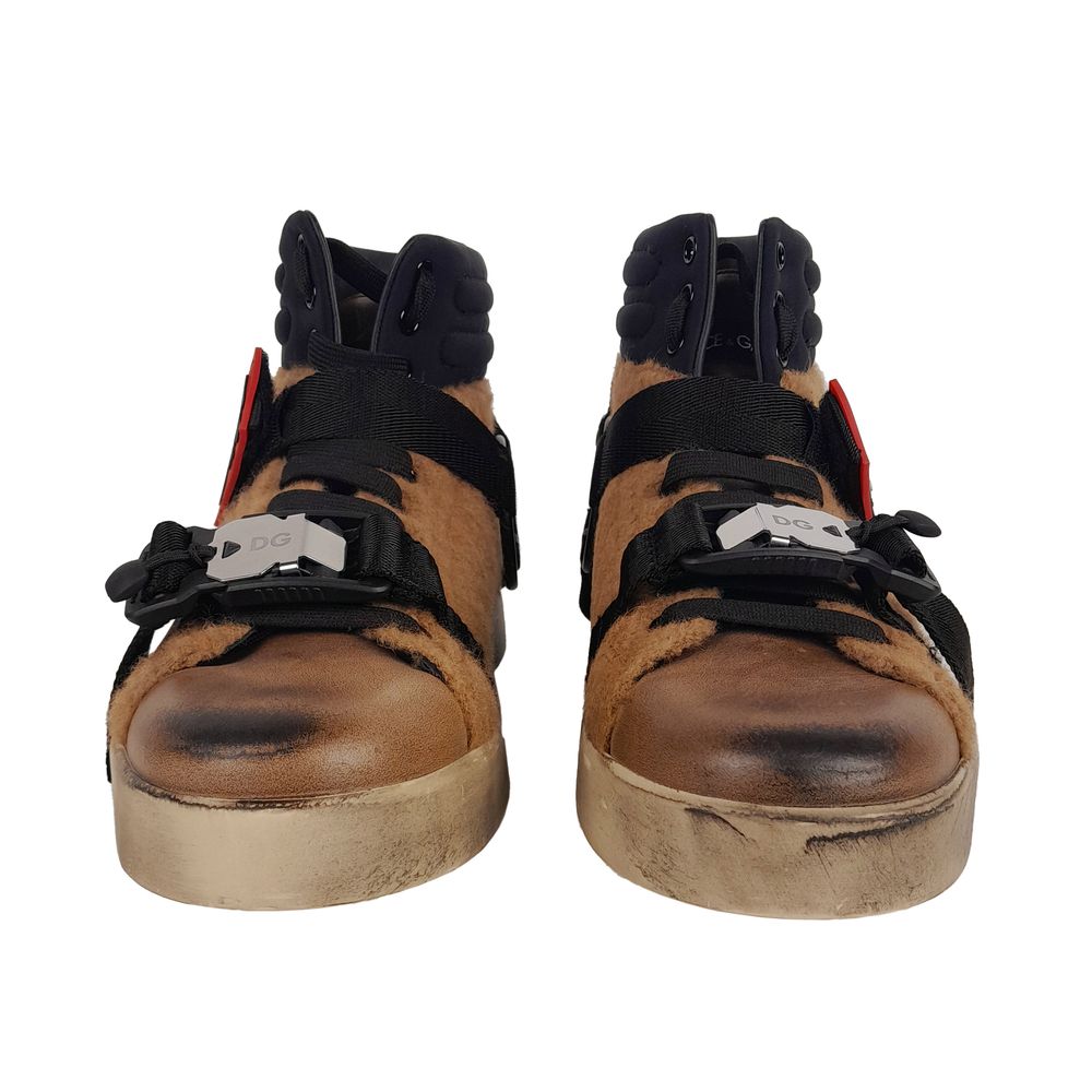 Brown Viscose Sneaker