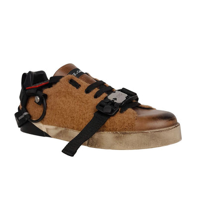 Brown Leather Di Calfskin Sneaker