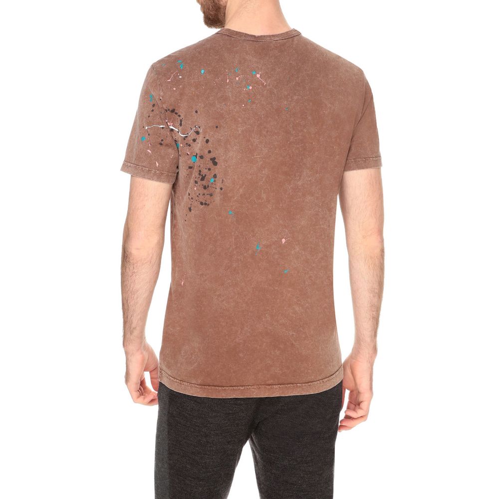 Brown Cotton T-Shirt