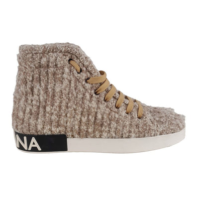 Beige Wool Sneaker