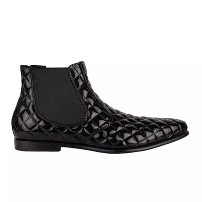 Black Leather Di Calfskin Boot