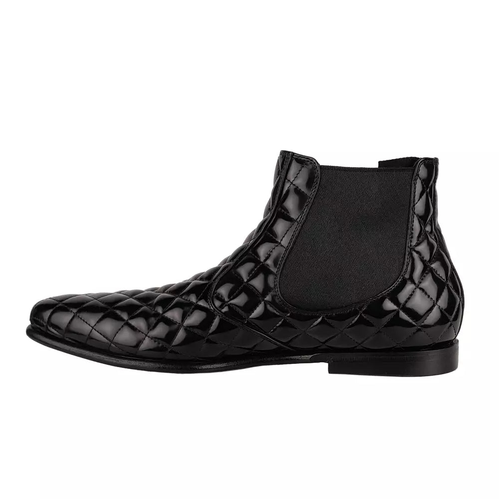 Black Leather Di Calfskin Boot