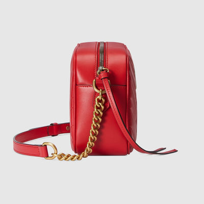 Red Leather Crossbody Bag