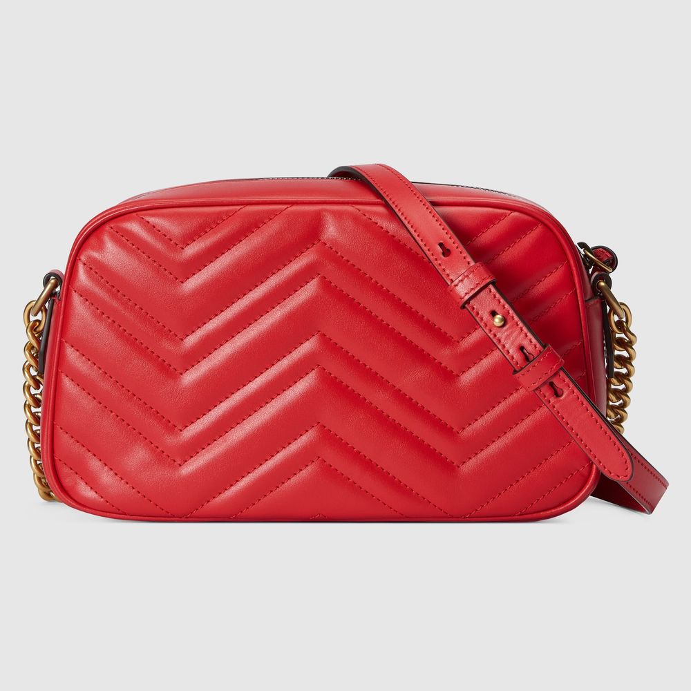 Red Leather Crossbody Bag