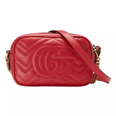 Red Leather Crossbody Bag