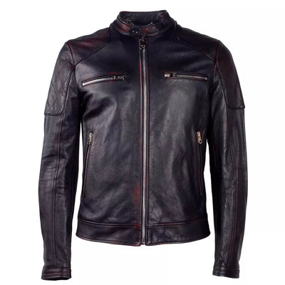 Black Leather Di Capra Jacket