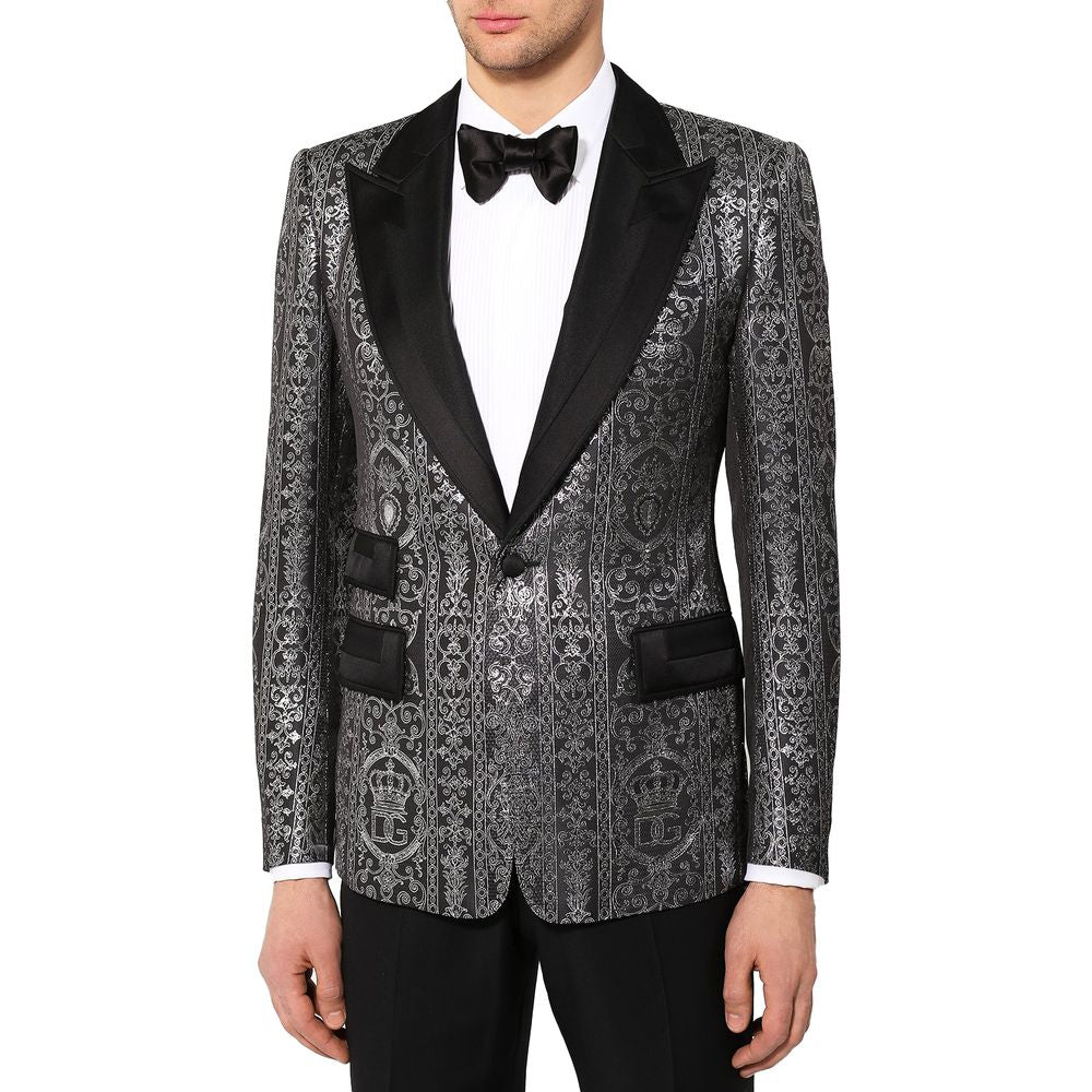 Black Polyester Blazer