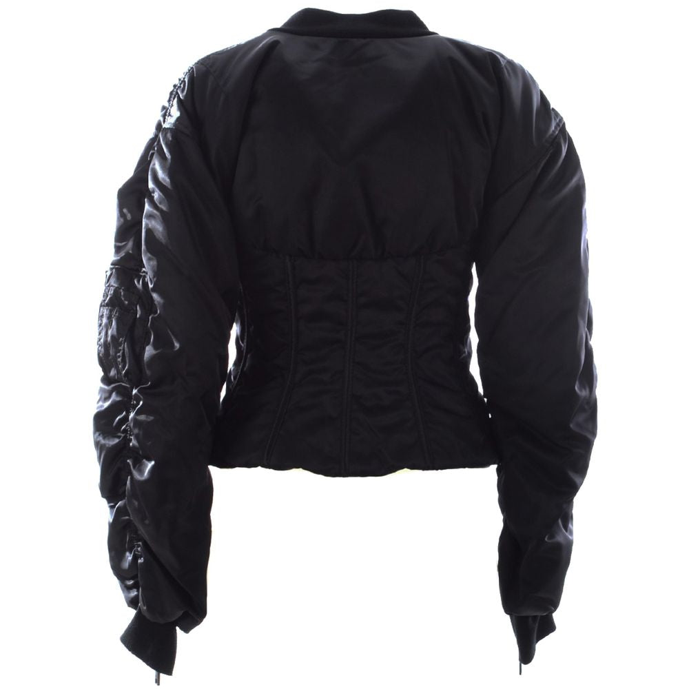 Black Polyamide Jackets & Coat