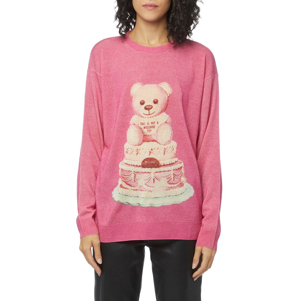 Pink Wool Vergine Sweater