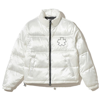 White Nylon Jackets & Coat