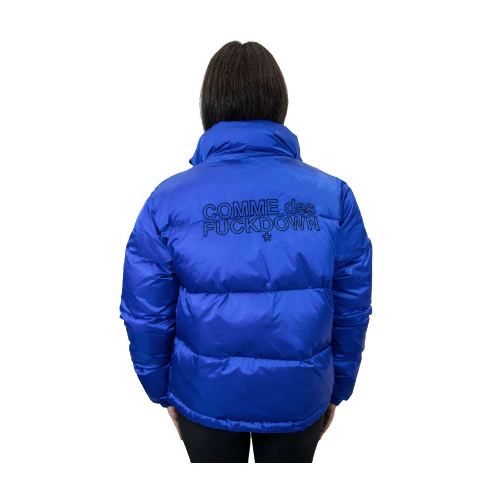 Blue Nylon Jackets & Coat