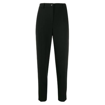 Black Polyester Jeans & Pant