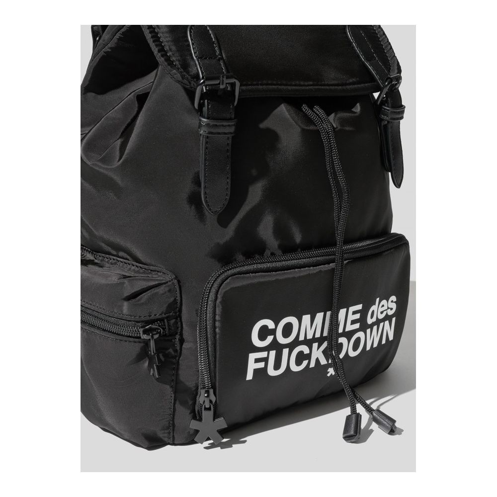 Black Nylon Backpack