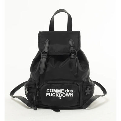 Black Nylon Backpack