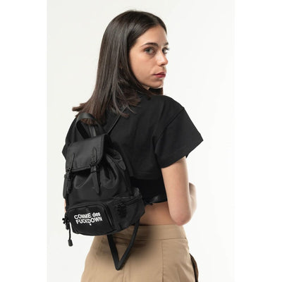 Black Nylon Backpack