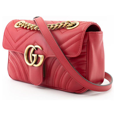 Red Leather Crossbody Bag