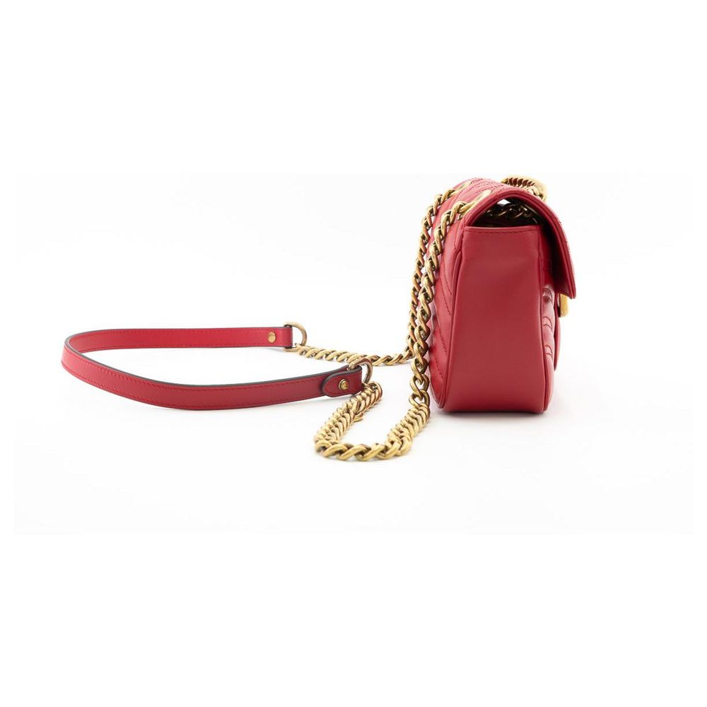 Red Leather Crossbody Bag