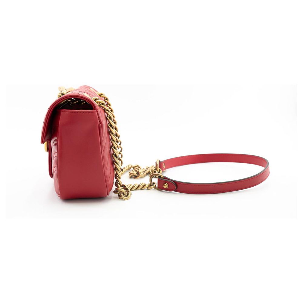 Red Leather Crossbody Bag