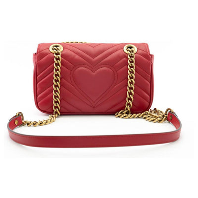 Red Leather Crossbody Bag