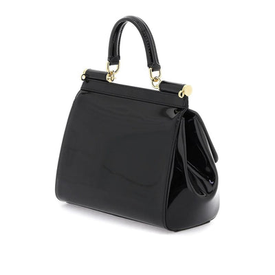 Black Leather Crossbody Bag