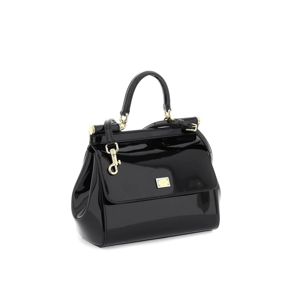 Black Leather Crossbody Bag