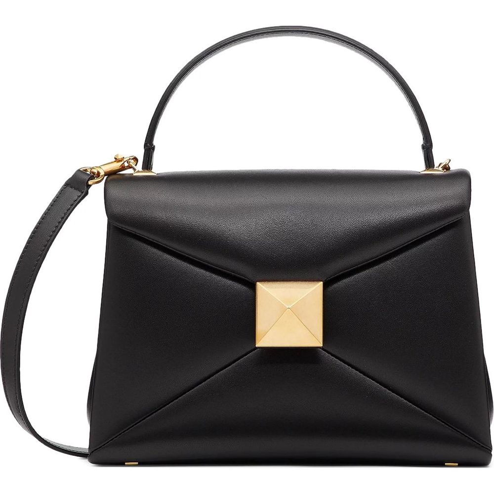 Black Leather Di Lambskin Crossbody Bag