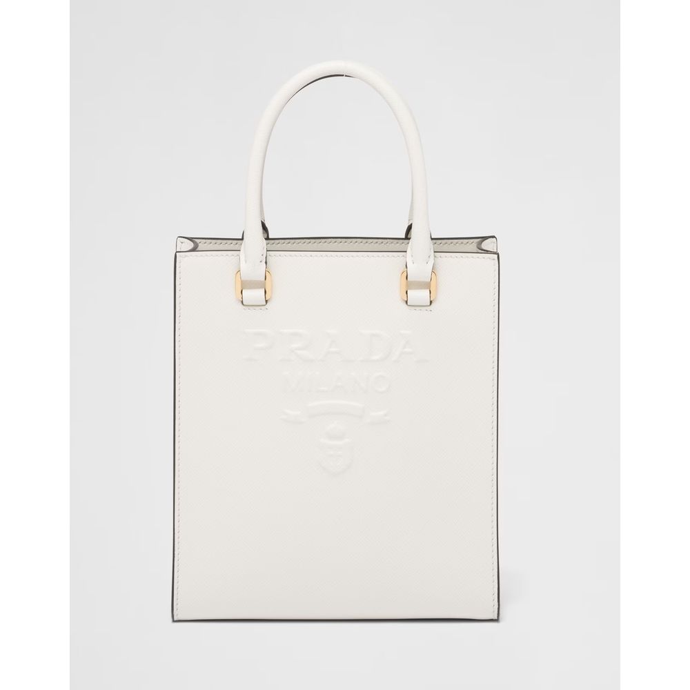 White Leather Crossbody Bag