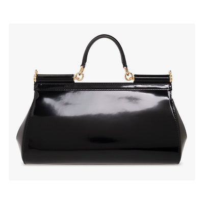 Black Leather Di Calfskin Handbag