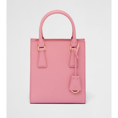 Pink Leather Crossbody Bag