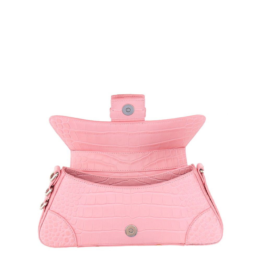 Pink Leather Handbag