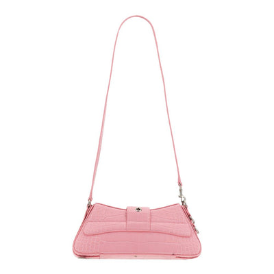 Pink Leather Handbag