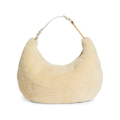 White Shearling Handbag