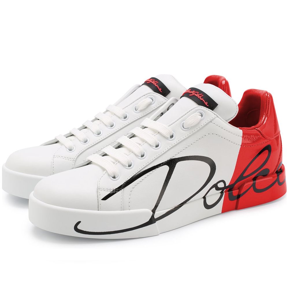 Red Leather Di Calfskin Sneaker