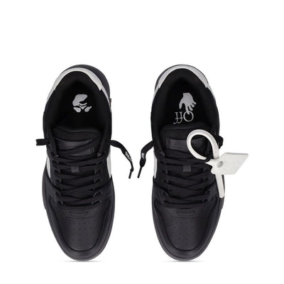 Black Leather Sneaker