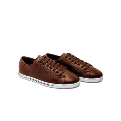 Brown Leather Di Cervo Sneaker