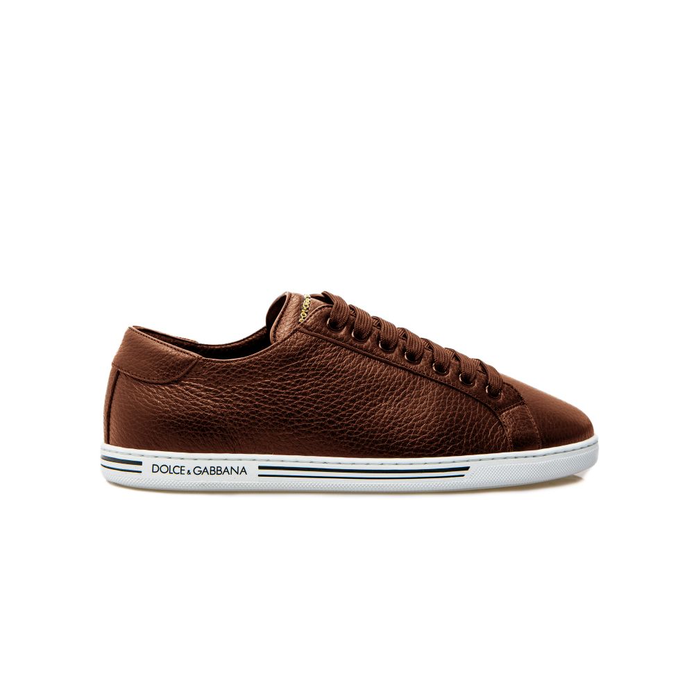 Brown Leather Di Cervo Sneaker