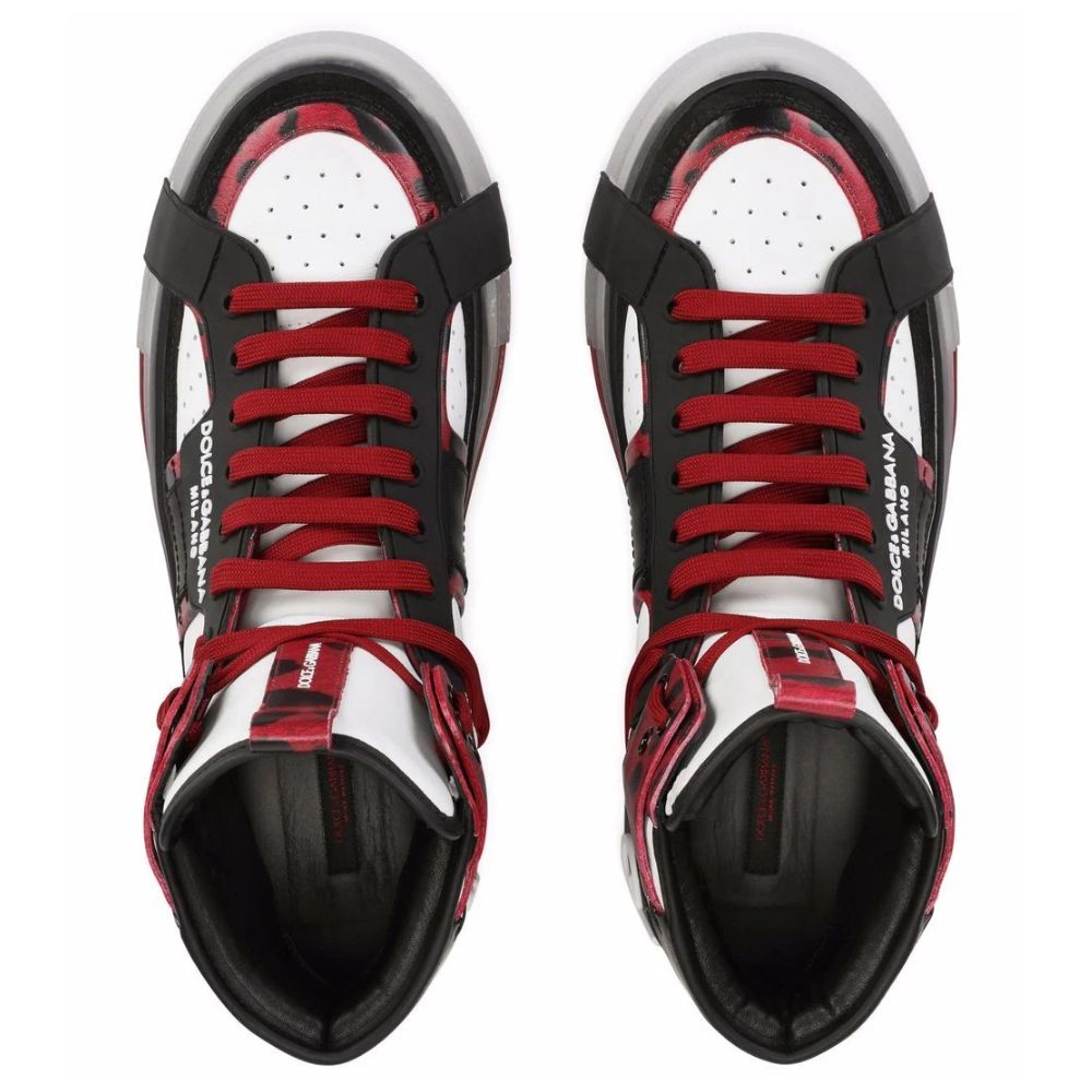 Red Leather Di Calfskin Sneaker