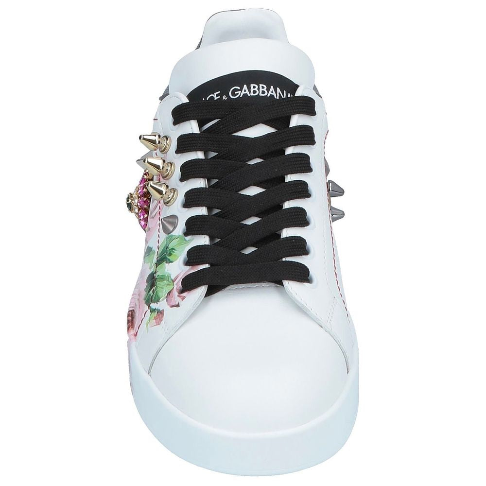 White Leather Di Calfskin Sneaker