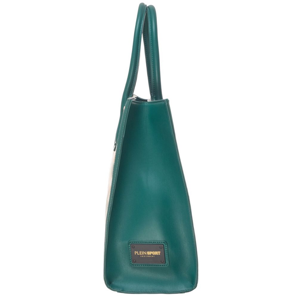 Green Polyethylene Shoulder Bag