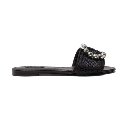 Black Leather Sandal