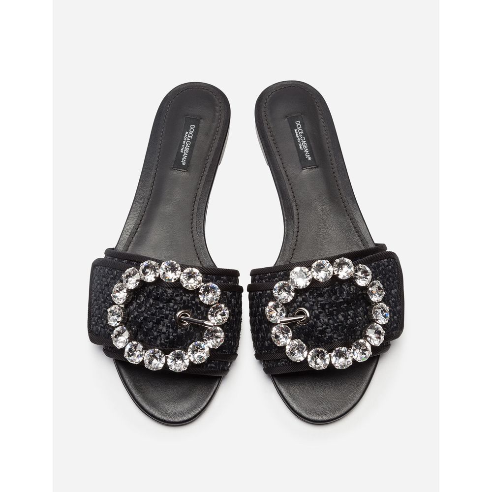 Black Leather Sandal