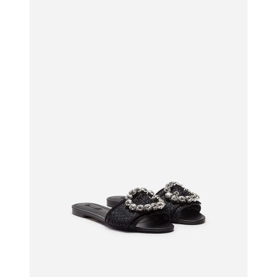 Black Leather Sandal