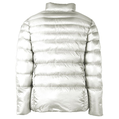 White Nylon Jackets & Coat