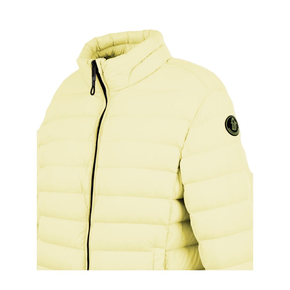 Yellow Nylon Jackets & Coat