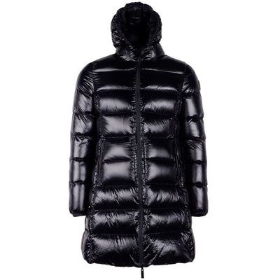 Black Nylon Jackets & Coat