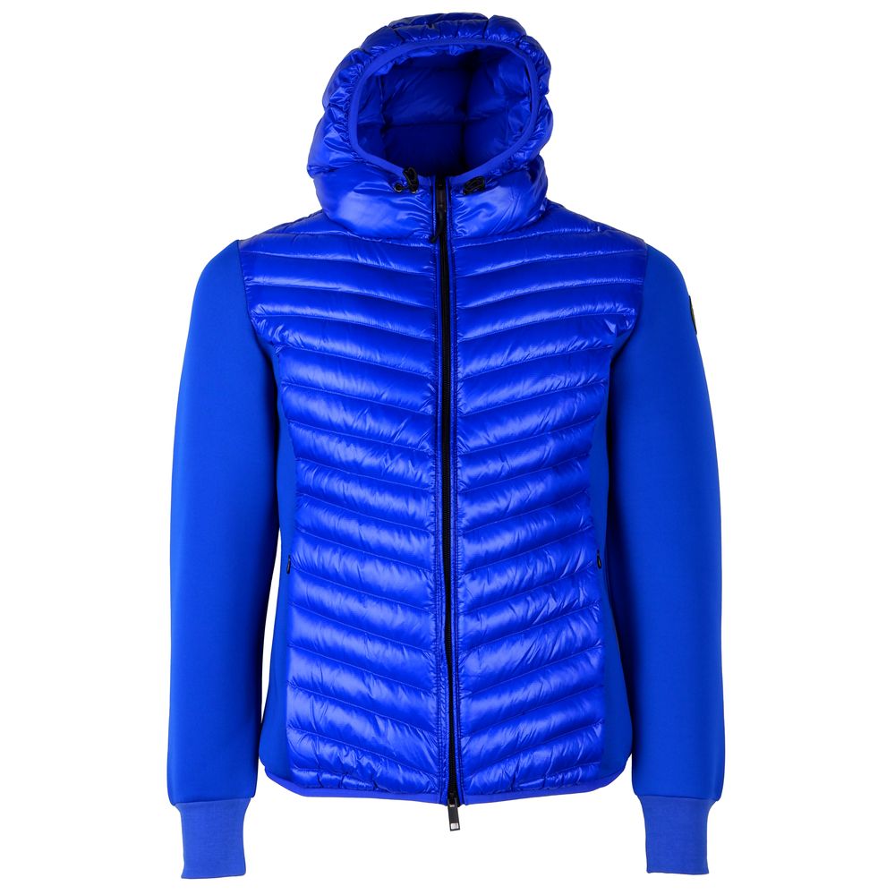 Blue Nylon Jackets & Coat