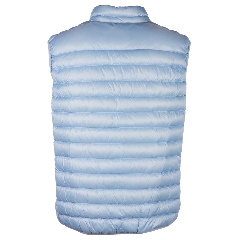 Centogrammi Men's Light Blue Nylon Down Vest