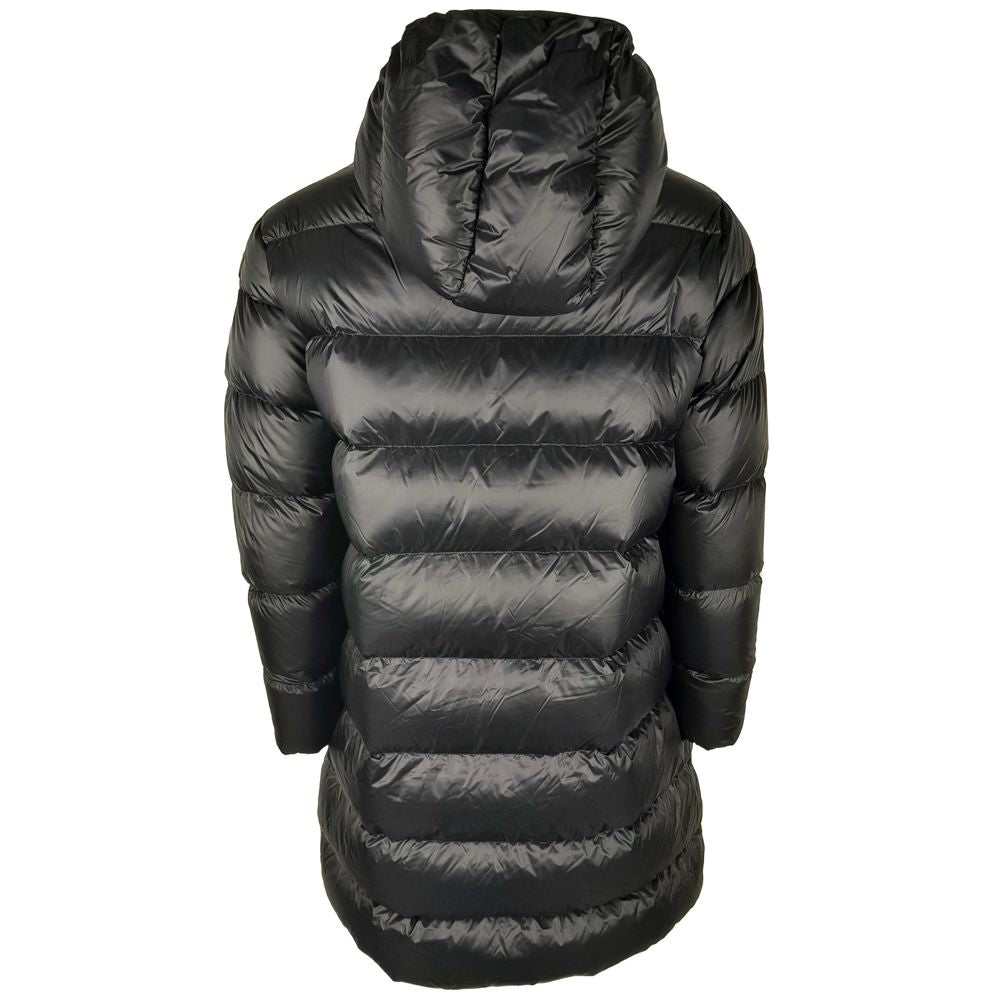 Centogrammi Chic Long Down Jacket in Black